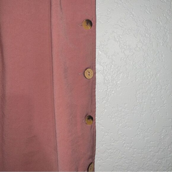 Topshop Pink Tilda Side Button Mini Dress Size‎ 8 - Picture 3 of 7